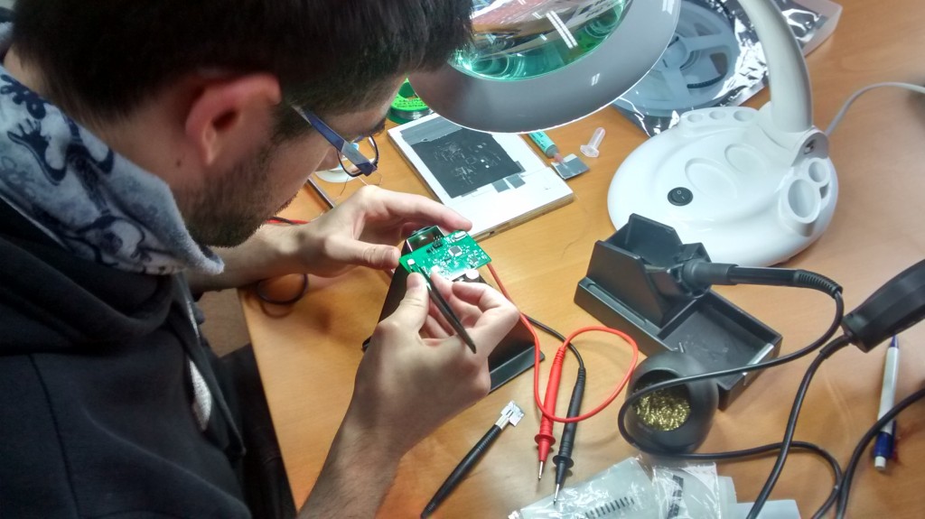 Soldering a PCB